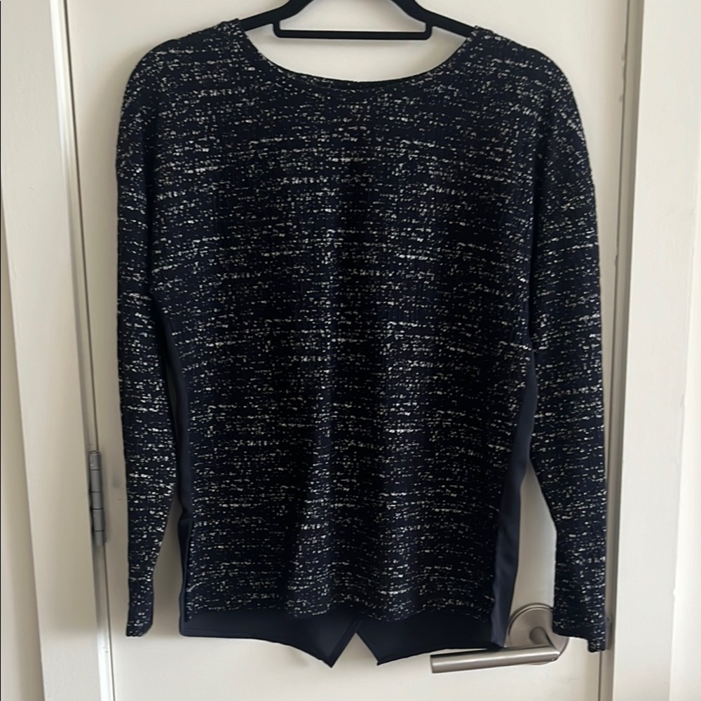 Navy & White Specked Nic+Zoe Sweater